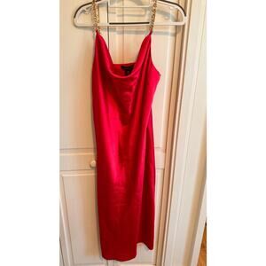 NWT House of Harlow 1960 Satin Dress Size Medium